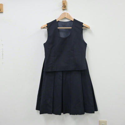 【中古】東京都 第二中学校 女子制服 3点（ブレザー・ベスト・スカート）sf013936