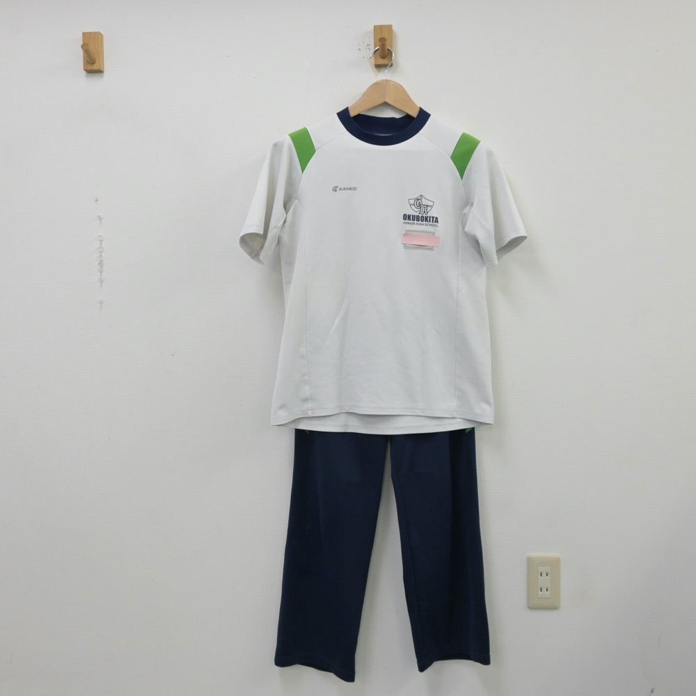 【中古】兵庫県 大久保北中学校 女子制服 3点（体操服 上・体操服 下・ジャージ 下）sf013937