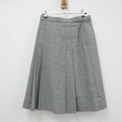 【中古】兵庫県 大久保北中学校 女子制服 2点（シャツ・スカート）sf013939