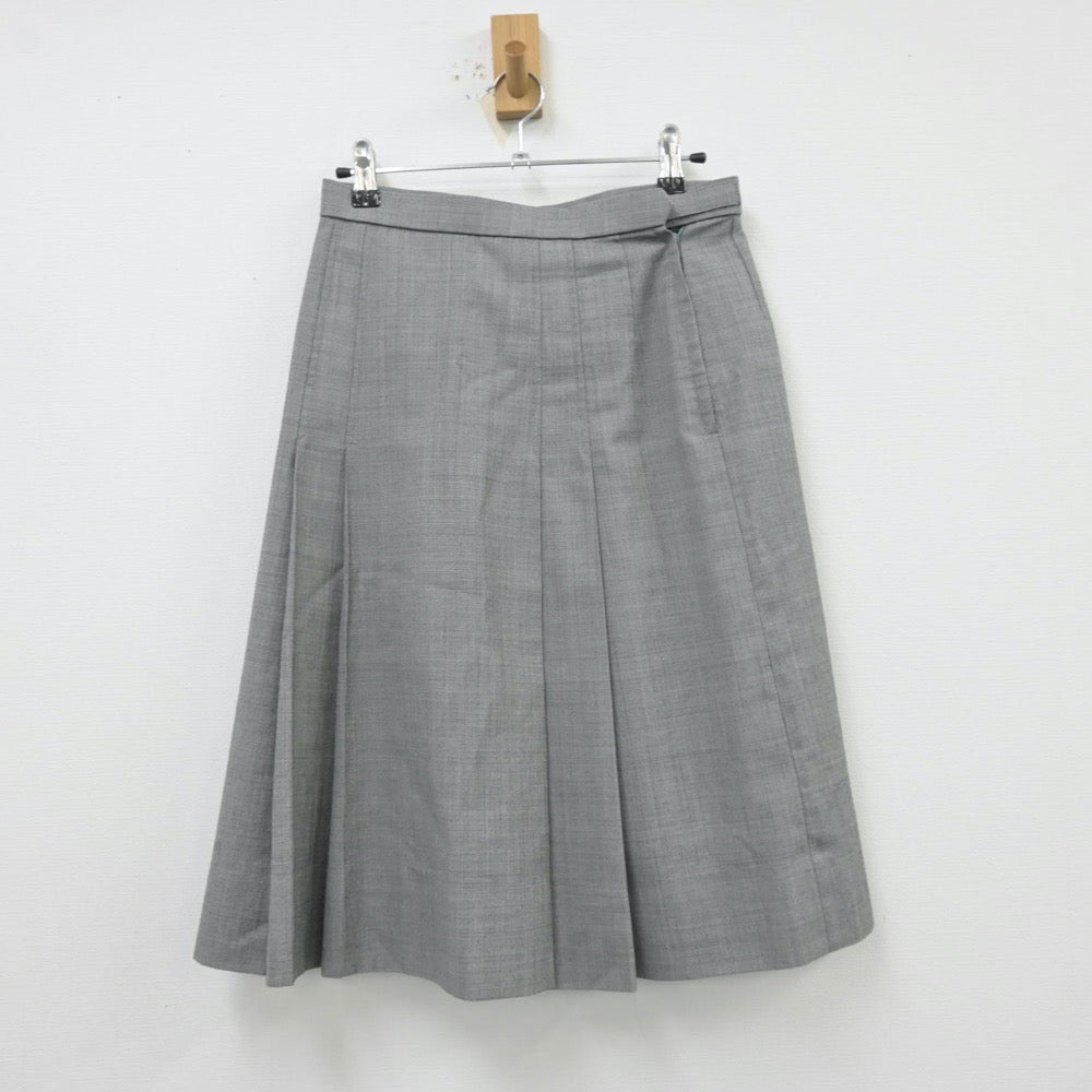 【中古】兵庫県 大久保北中学校 女子制服 2点（シャツ・スカート）sf013940