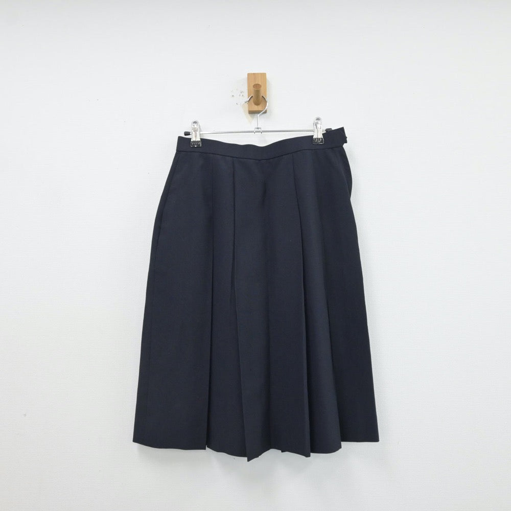 【中古】兵庫県 関西学院中学部 女子制服 2点（シャツ・スカート）sf013945