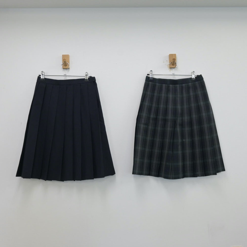 【中古】兵庫県 神戸星城高等学校 女子制服 4点（シャツ・スカート）sf013963