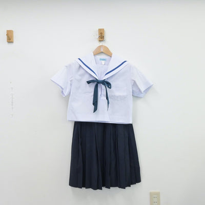 【中古】愛知県 刈谷南中学校 女子制服 3点（セーラー服・スカート）sf013978