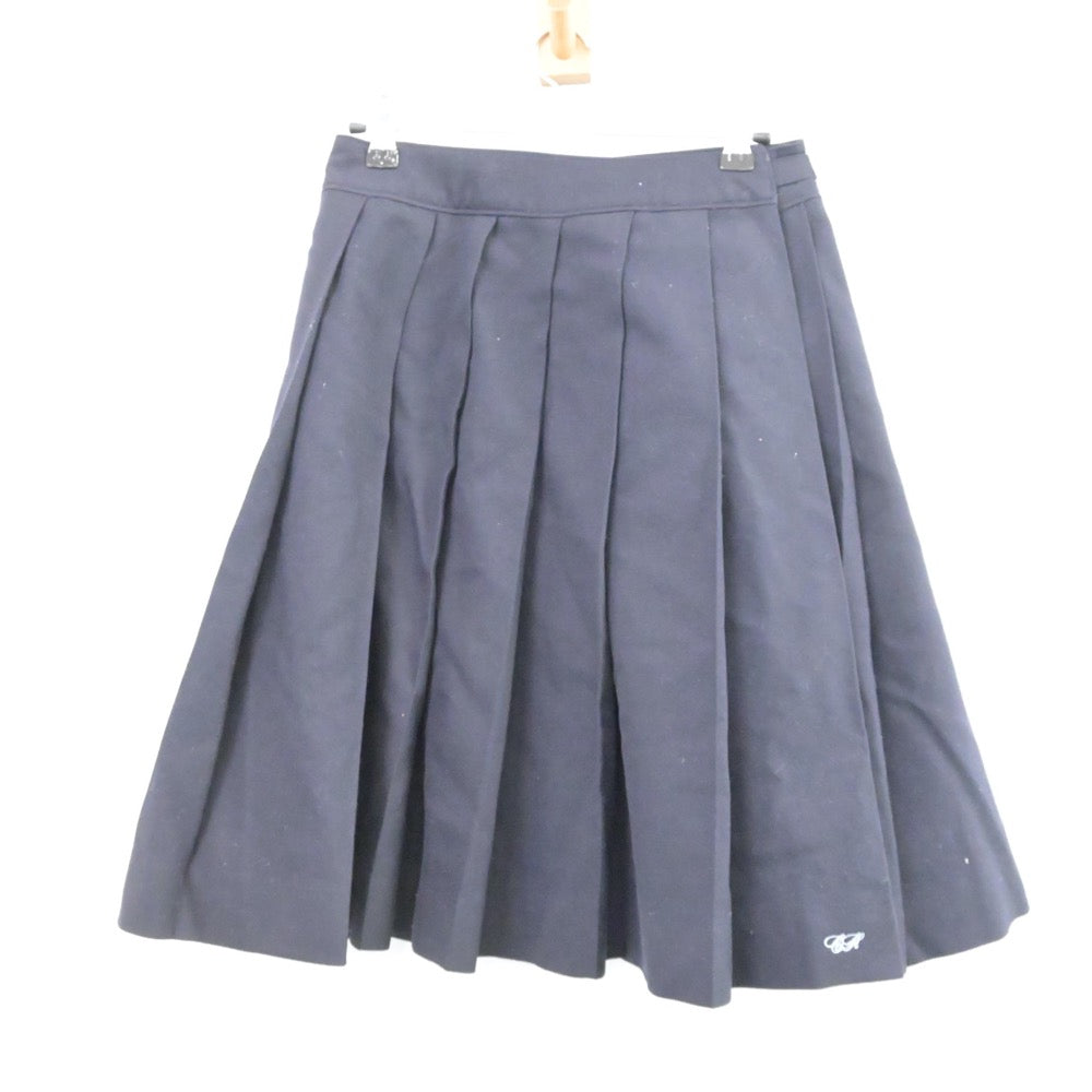 【中古】熊本県 熊本市立千原台高等学校 女子制服 2点（シャツ・スカート）sf013996