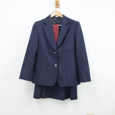 【中古】神奈川県 横浜市立今宿中学校 女子制服 4点（ブレザー・ベスト・スカート）sf014001