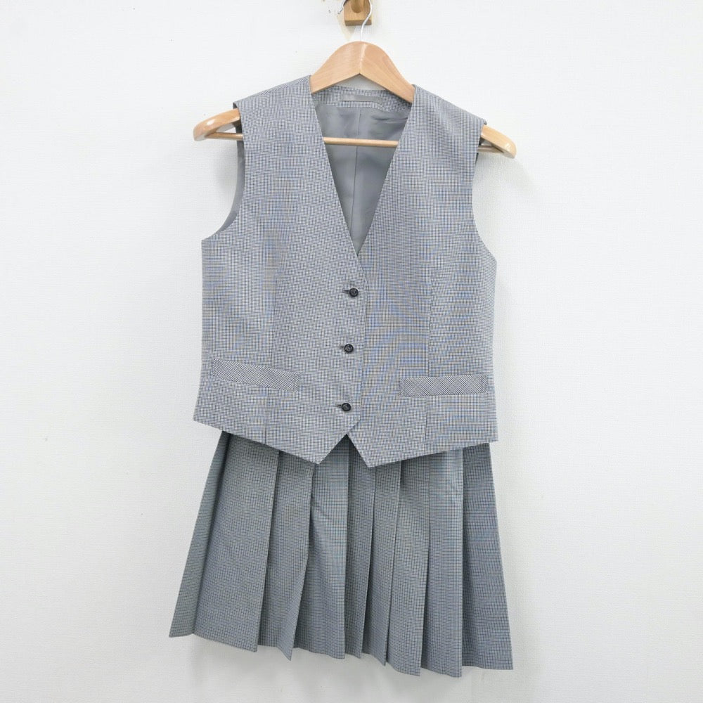 【中古】東京都 桐光学園中学・高等学校 女子制服 3点（ブレザー・ベスト・スカート）sf014004