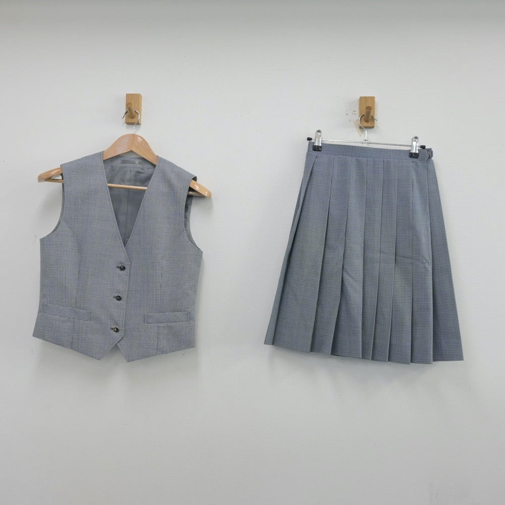 【中古】東京都 桐光学園中学・高等学校 女子制服 3点（ブレザー・ベスト・スカート）sf014004