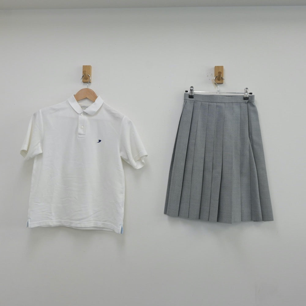 【中古】東京都 桐光学園中学・高等学校 女子制服 3点（ベスト・シャツ・スカート）sf014005