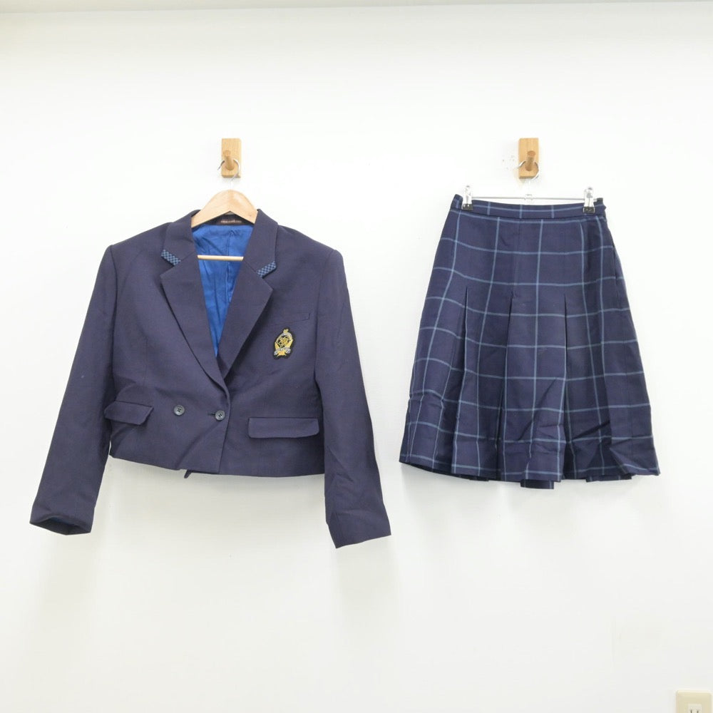 中古制服】京都府 京都成安高等学校 女子制服 2点（ブレザー