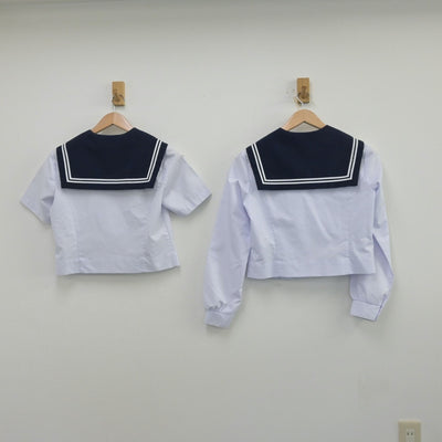 【中古】愛知県 平洲中学校 女子制服 3点（セーラー服・スカート）sf014025