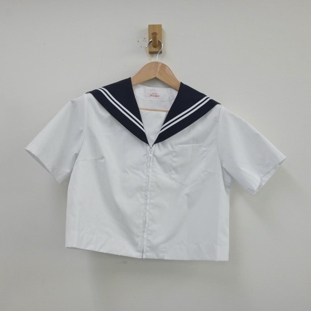 【中古】愛知県 平洲中学校 女子制服 2点（セーラー服）sf014032