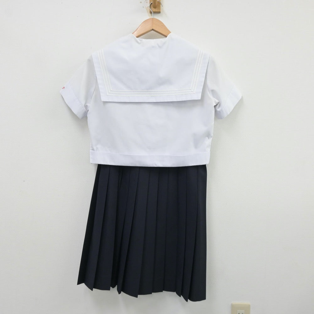 【中古】福岡県 福岡県立京都高等学校 女子制服 3点（セーラー服・スカート）sf014034