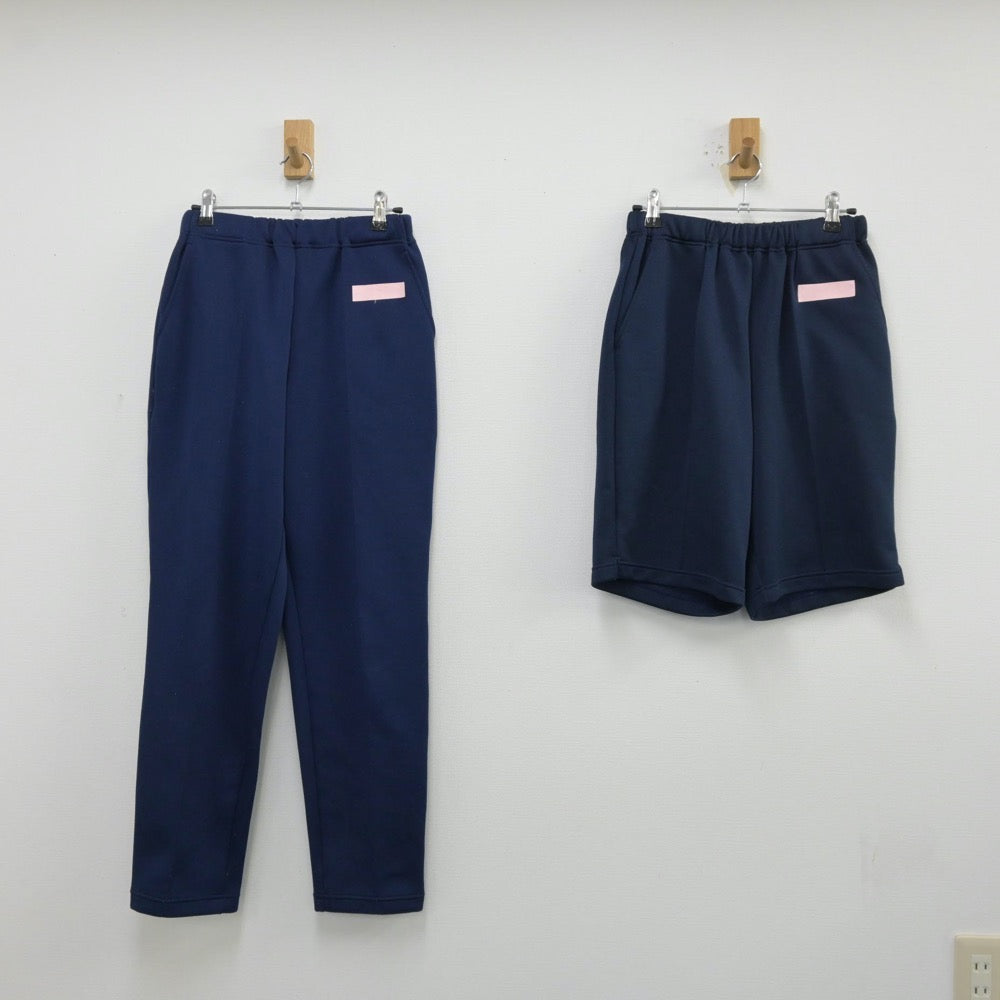 【中古】埼玉県 埼玉県立芸術総合高等学校 女子制服 4点（体操服 上・ジャージ 上・体操服 下・ジャージ 下）sf014039