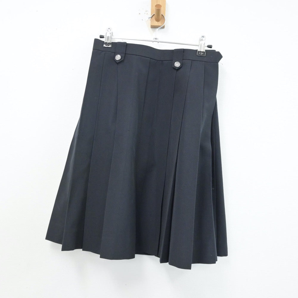 【中古】三重県 三重高等学校 女子制服 3点（シャツ・ニット・スカート）sf014049