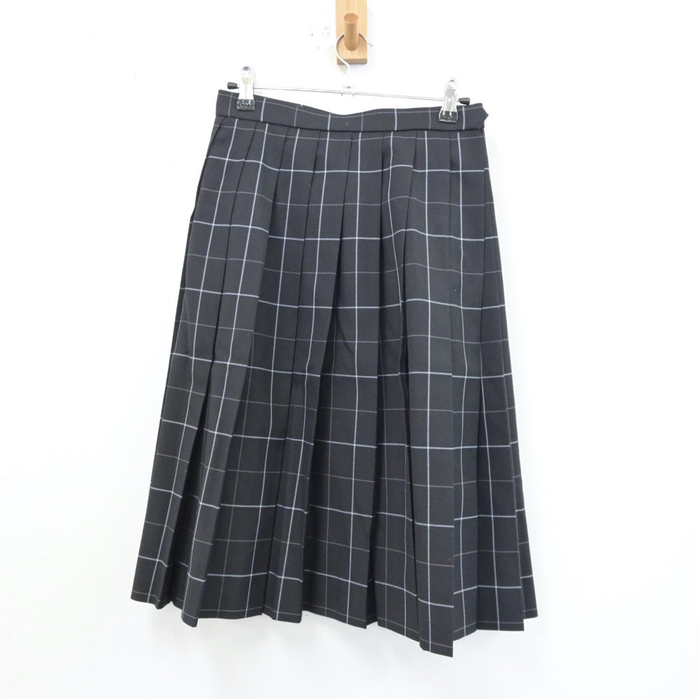 【中古】埼玉県 埼玉栄高等学校 女子制服 3点（ニット・スカート）sf014061