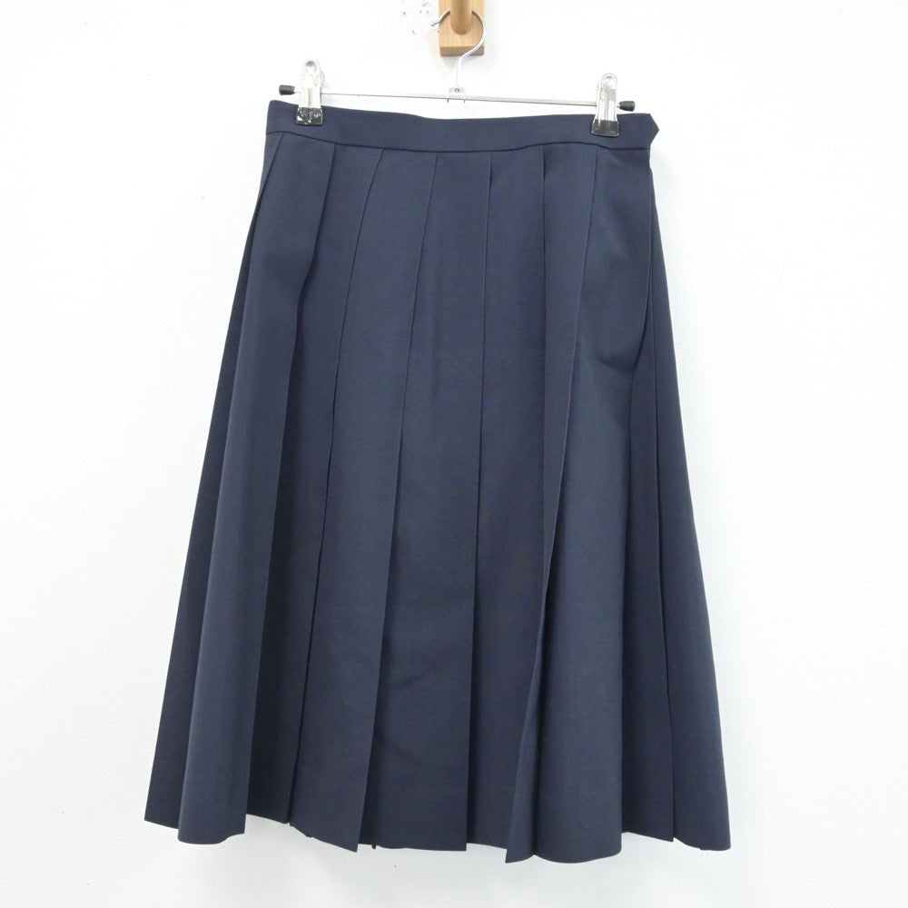 【中古】茨城県 聖徳大学附属取手聖徳女子高等学校 女子制服 3点（シャツ・ニット・スカート）sf014064