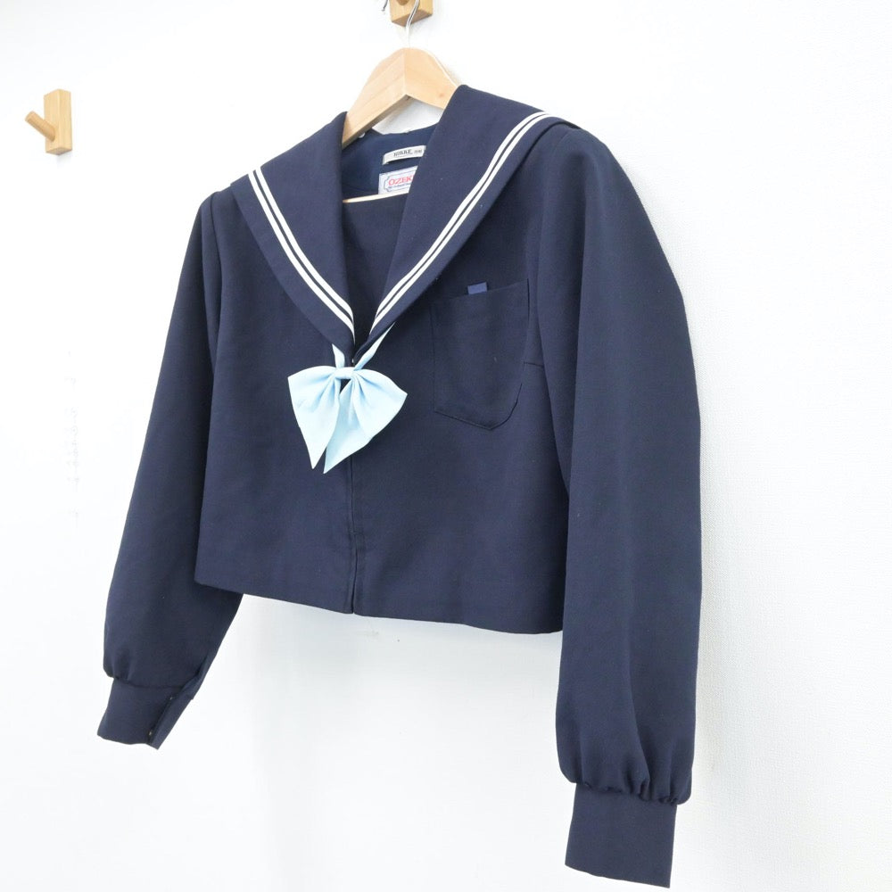 【中古】愛知県 大口町立中学校 女子制服 3点（セーラー服）sf014077