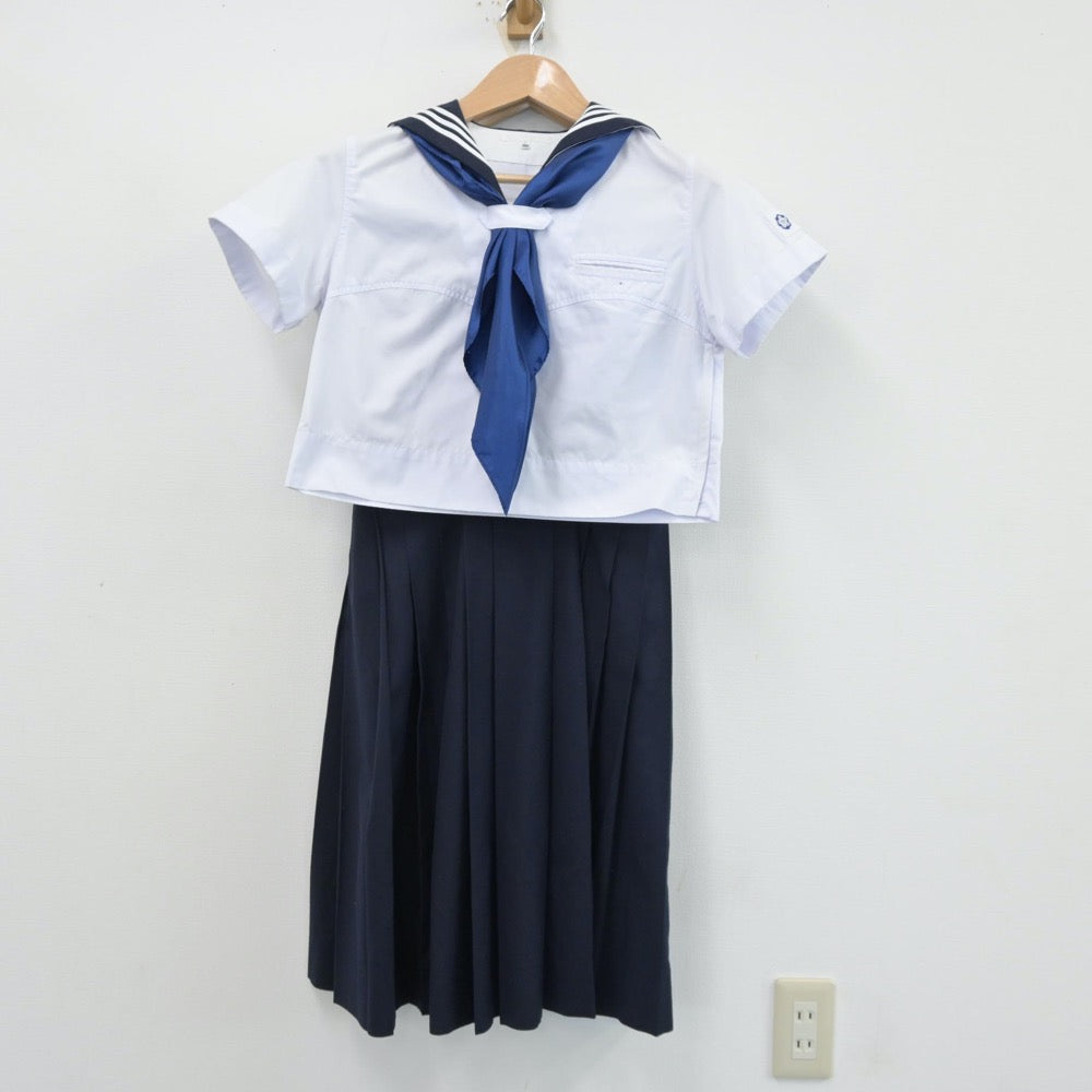 【中古】東京都 共立女子中学高等学校 女子制服 4点（セーラー服・スカート）sf014085