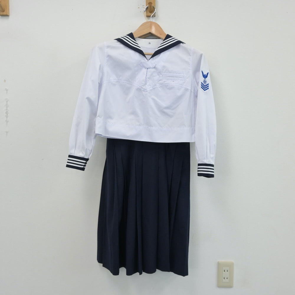 【中古】東京都 共立女子中学高等学校 女子制服 4点（セーラー服・スカート）sf014085