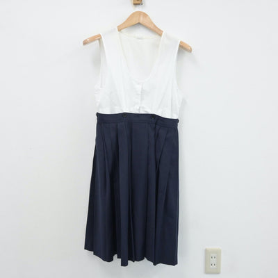 【中古】東京都 共立女子中学高等学校 女子制服 4点（セーラー服・スカート）sf014085