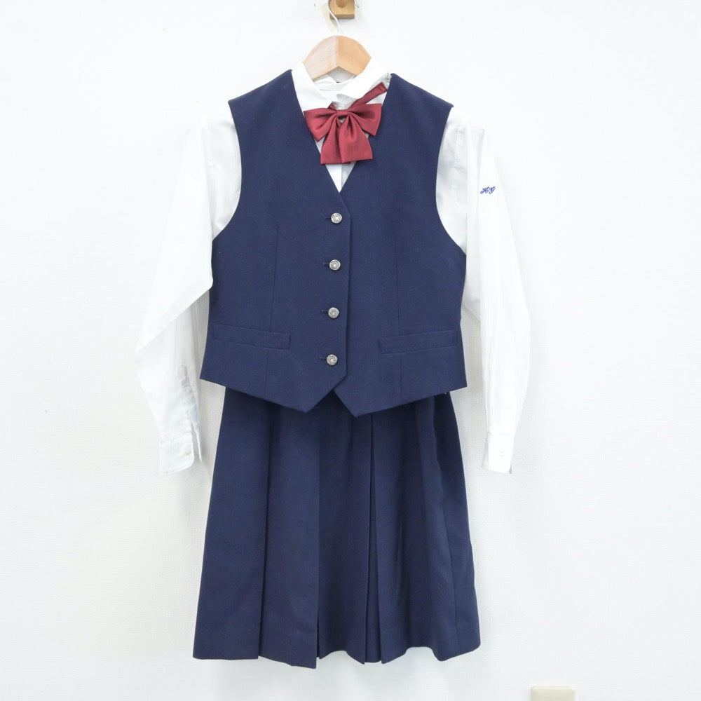 中古制服】神奈川県 平塚学園高等学校 女子制服 5点（ブレザー・シャツ・ベスト・スカート）sf014086【リサイクル学生服】 | 中古制服通販パレイド