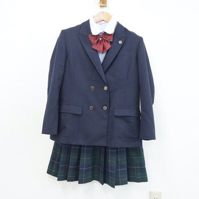 【中古】北海道 札幌第一高等学校 女子制服 6点（ブレザー・シャツ・ベスト・スカート）sf014088