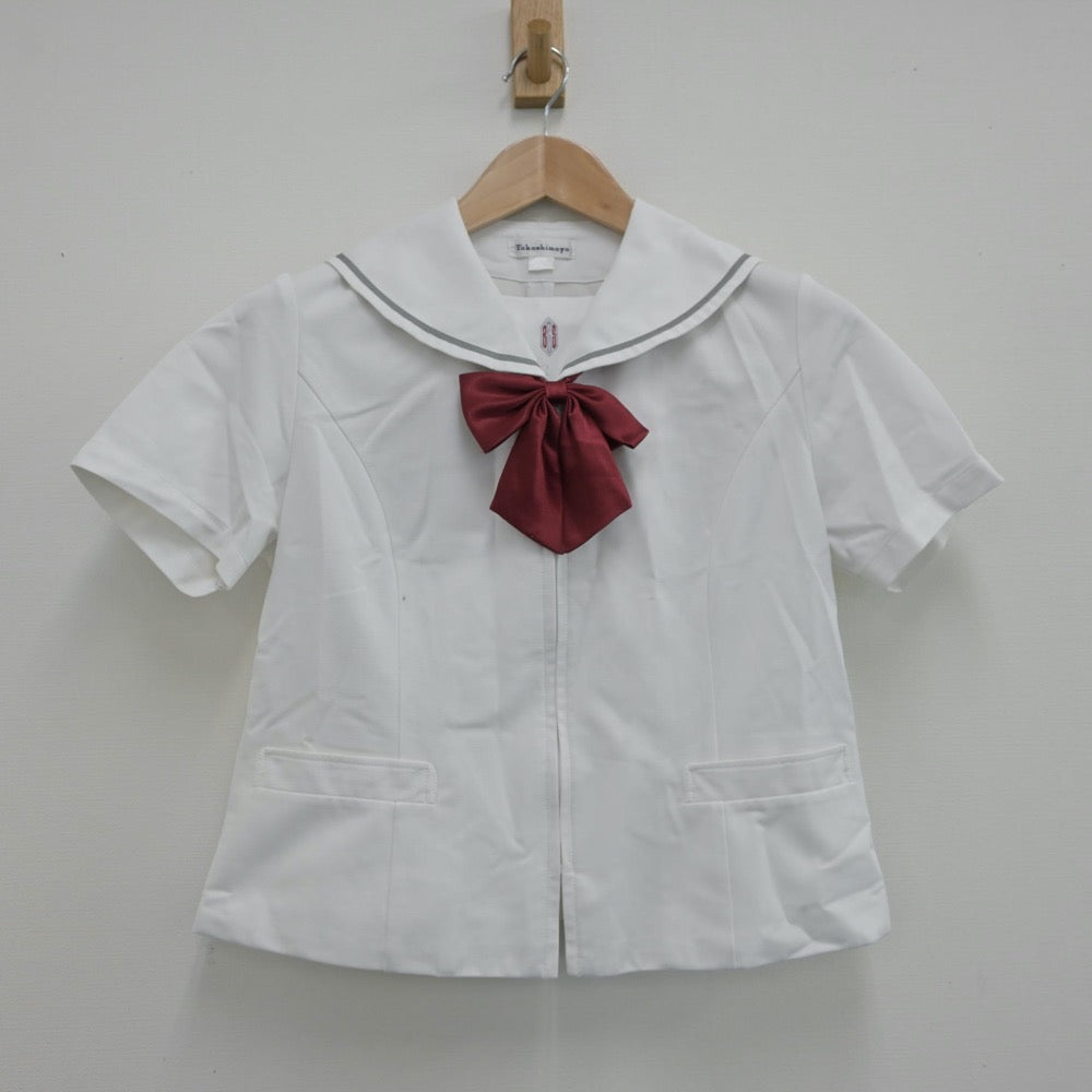 【中古】大阪府 梅花女子高等学校 女子制服 4点（シャツ・スカート）sf014096