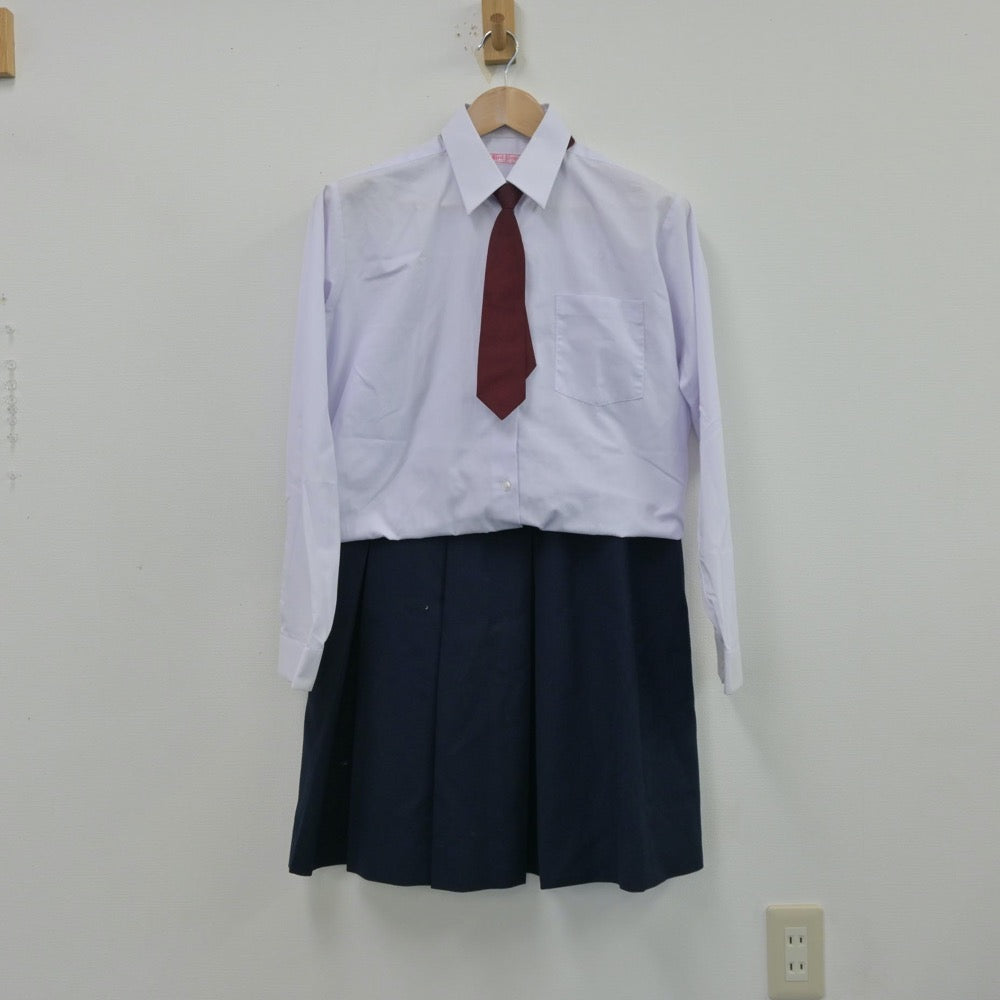 【中古】埼玉県 東中学校 女子制服 5点（ブレザー・シャツ・ベスト・スカート）sf014101
