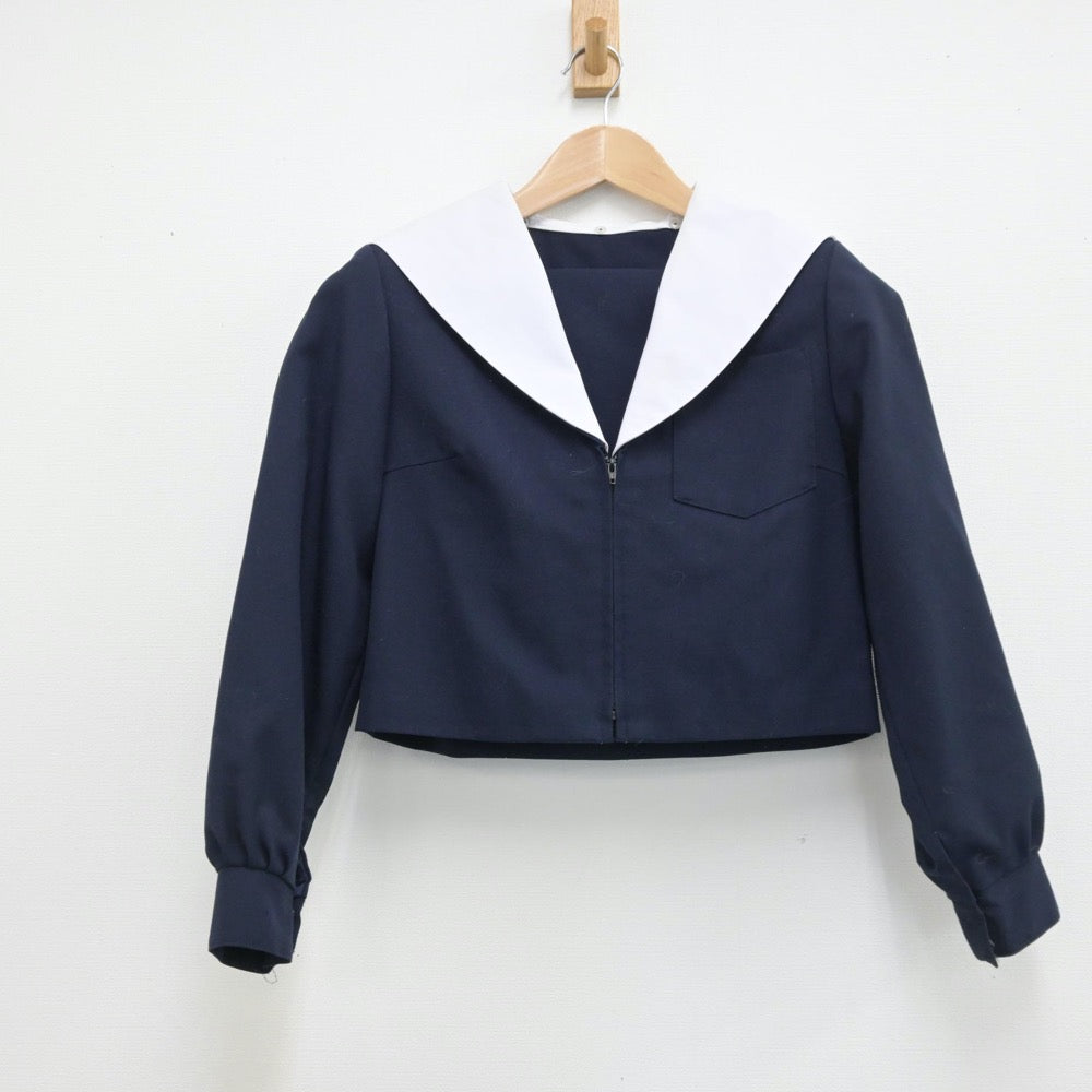 【中古】愛知県 上郷中学校 女子制服 2点（セーラー服・スカート）sf014108