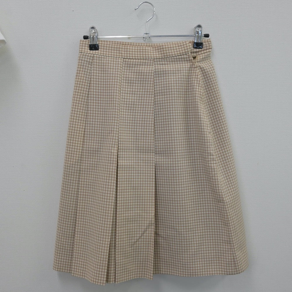 【中古】愛媛県 松山東雲高等学校 女子制服 6点（セーラー服・ニットベスト・スカート）sf014109