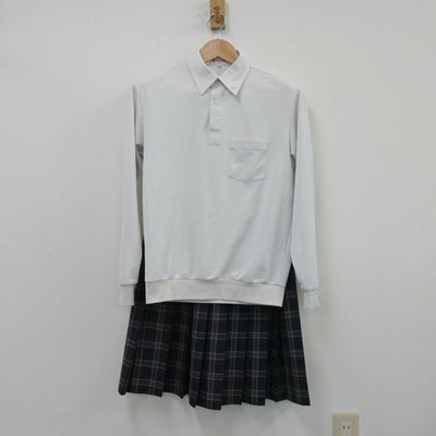 【中古】兵庫県 広陵中学校 女子制服 3点（ブレザー・シャツ・スカート）sf014120