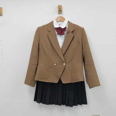 【中古】青森県 黒石高等学校 女子制服 4点（ブレザー・シャツ・スカート）sf014124