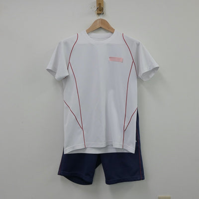 【中古】東京都 葛西第三中学校 女子制服 2点（体操服 上・体操服 下）sf014137