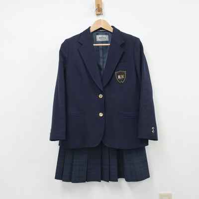 【中古】岐阜県 西高等学校 女子制服 2点（ブレザー・スカート）sf014140