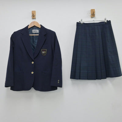 【中古】岐阜県 西高等学校 女子制服 2点（ブレザー・スカート）sf014140