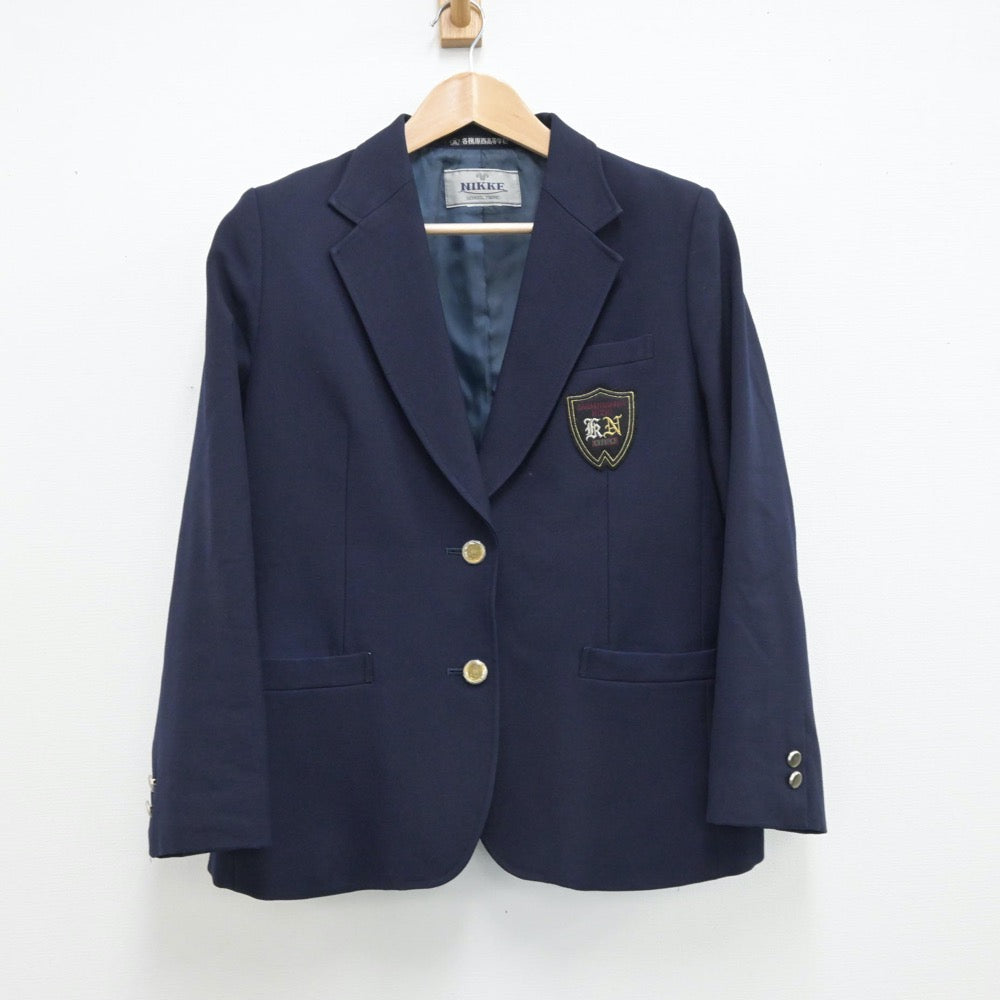 【中古】岐阜県 西高等学校 女子制服 2点（ブレザー・スカート）sf014140