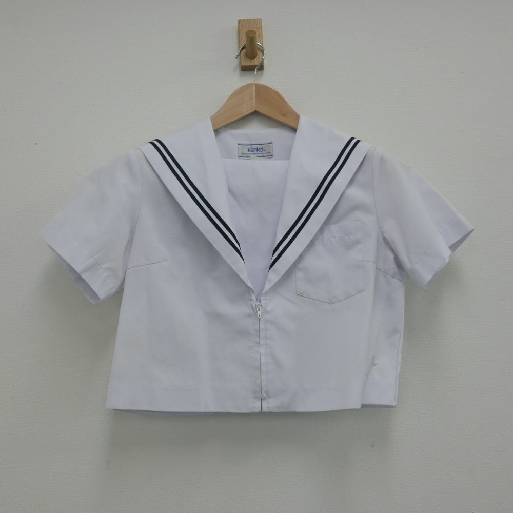 【中古】愛知県 上郷中学校 女子制服 2点（セーラー服・スカート）sf014149