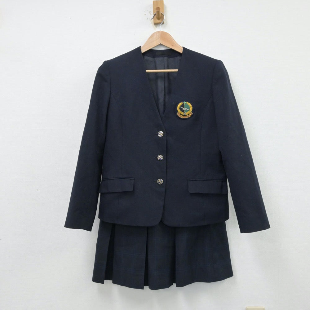 【中古】神奈川県 東海大付属相模高等学校 女子制服 4点（ブレザー・ベスト・スカート）sf014156