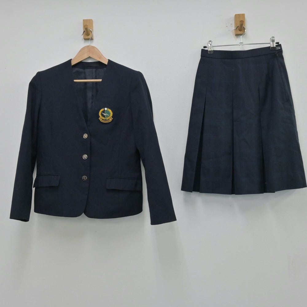 【中古】神奈川県 東海大付属相模高等学校 女子制服 4点（ブレザー・ベスト・スカート）sf014156