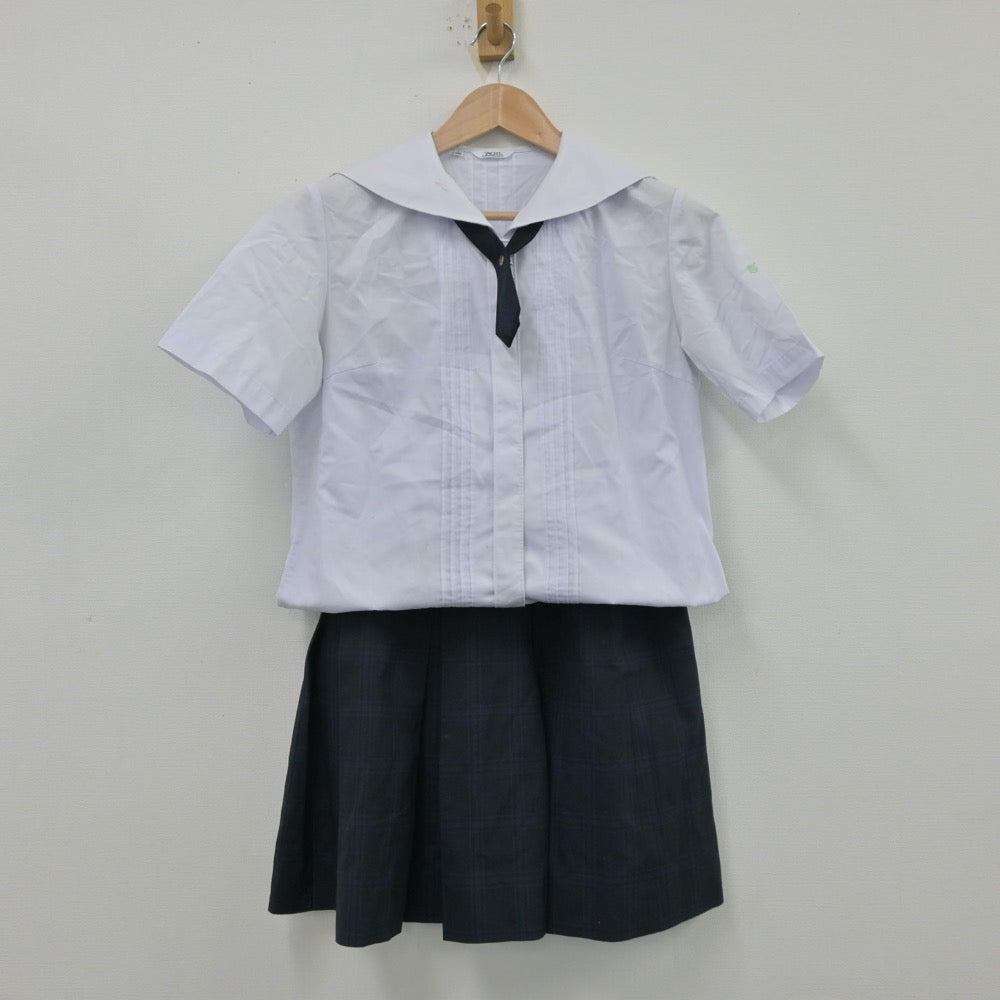 【中古】神奈川県 東海大付属相模高等学校 女子制服 5点（シャツ・ベスト・スカート）sf014157