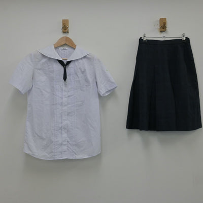 【中古】神奈川県 東海大付属相模高等学校 女子制服 5点（シャツ・ベスト・スカート）sf014157