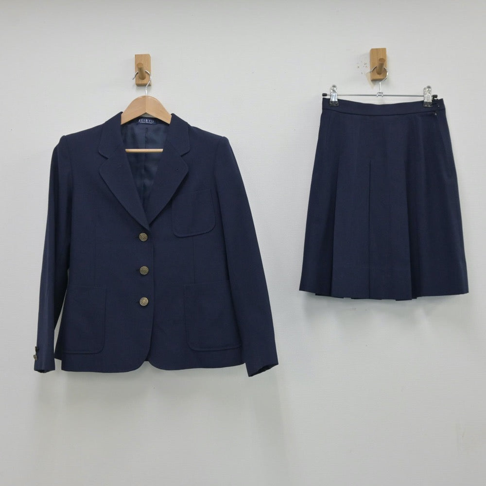 【中古】神奈川県 日野南中学校 女子制服 3点（ブレザー・ベスト・スカート）sf014162