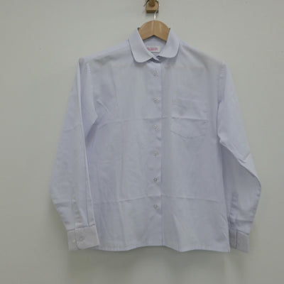 【中古】広島県 神辺中学校 女子制服 2点（シャツ・ニットベスト）sf014170