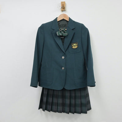 【中古】東京都 東村山第四中学校 女子制服 4点（ブレザー・スカート）sf014172