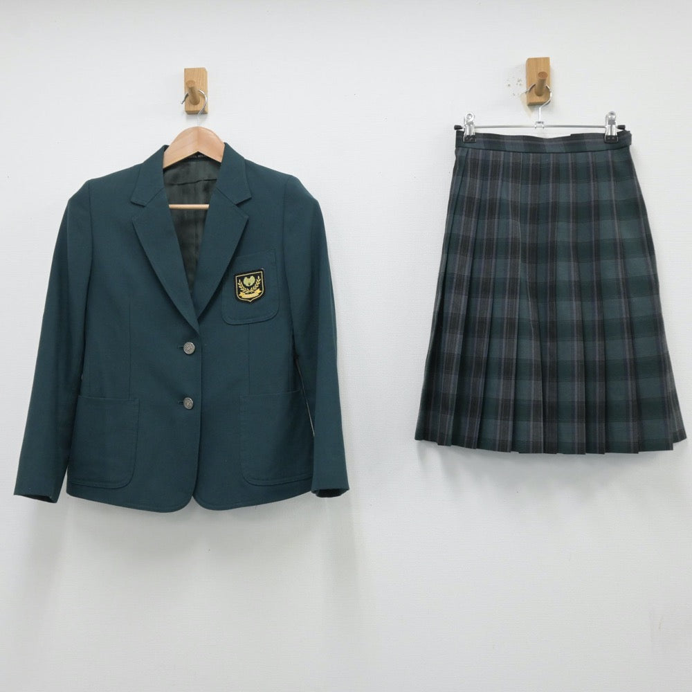 【中古】東京都 東村山第四中学校 女子制服 4点（ブレザー・スカート）sf014172