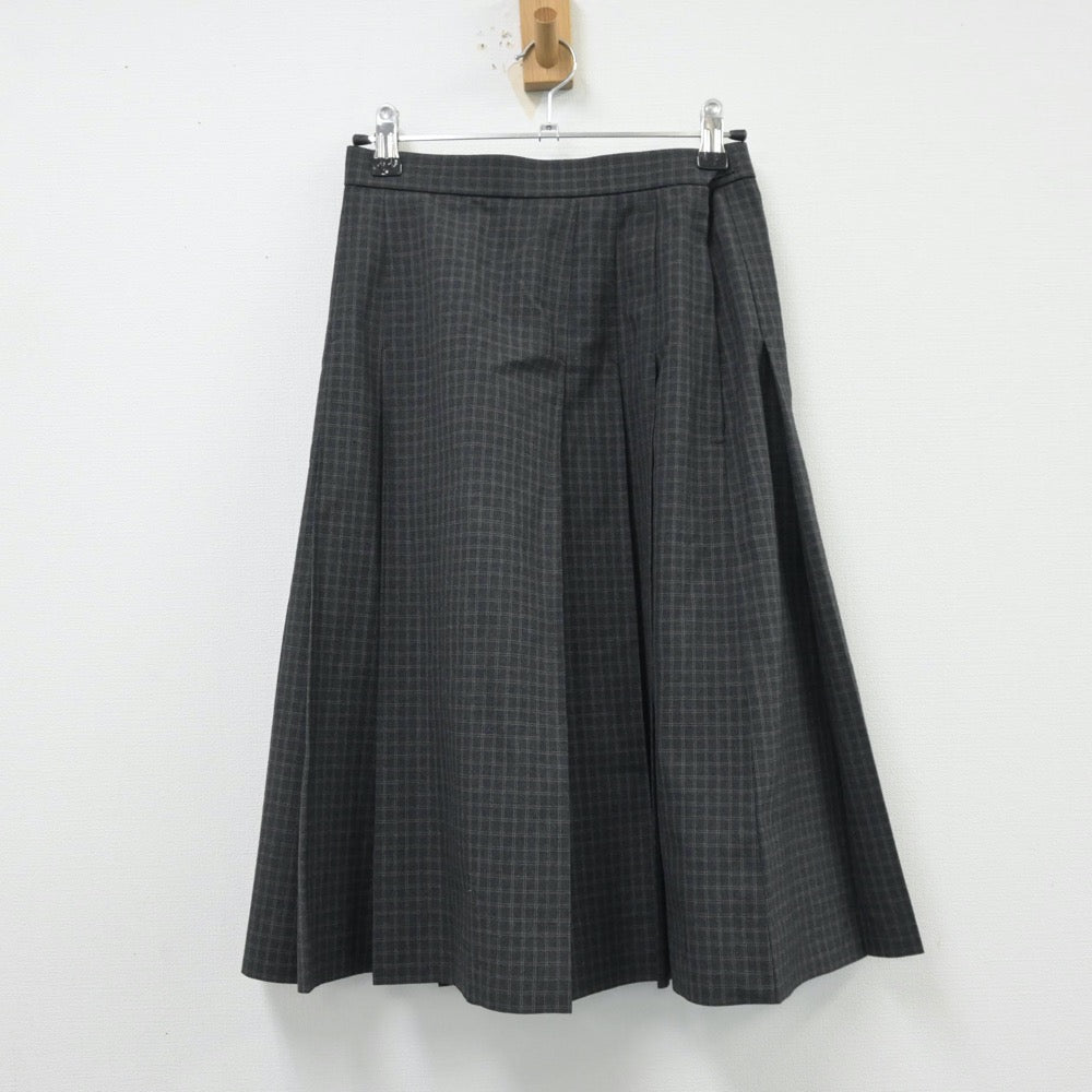 【中古】広島県 福山中学校 女子制服 2点（シャツ・スカート）sf014173