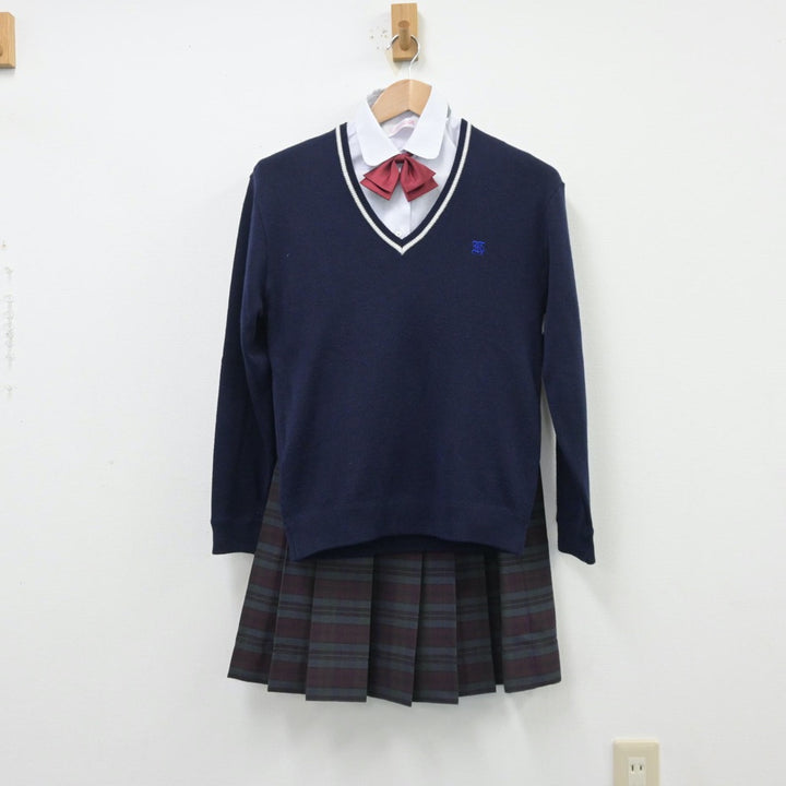 中古制服】広島県 神辺中学校 女子制服 5点（ブレザー・シャツ・ニット・スカート）sf014175【リサイクル学生服】 | 中古制服通販パレイド