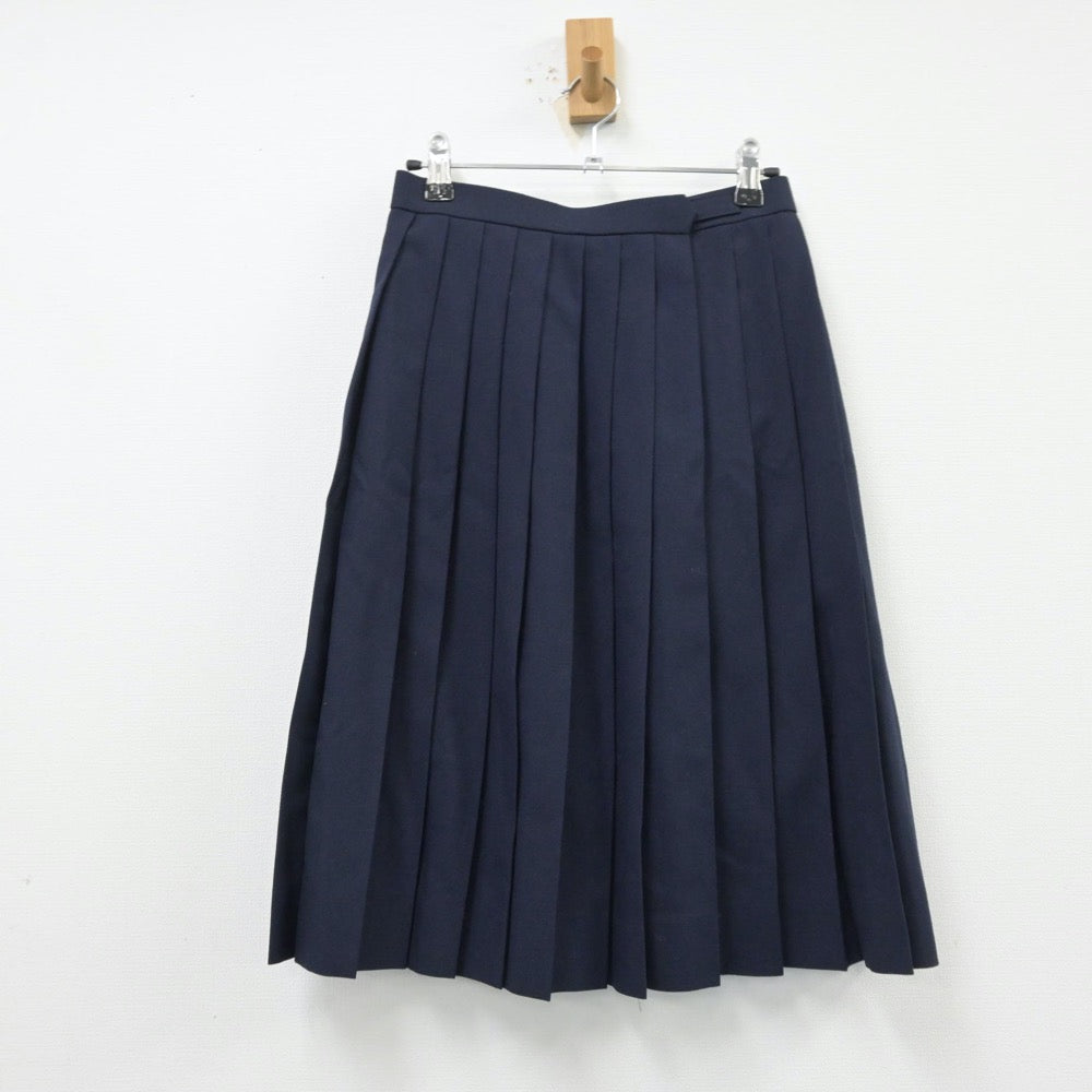 【中古】石川県 浅野川中学校 女子制服 4点（セーラー服・スカート）sf014184