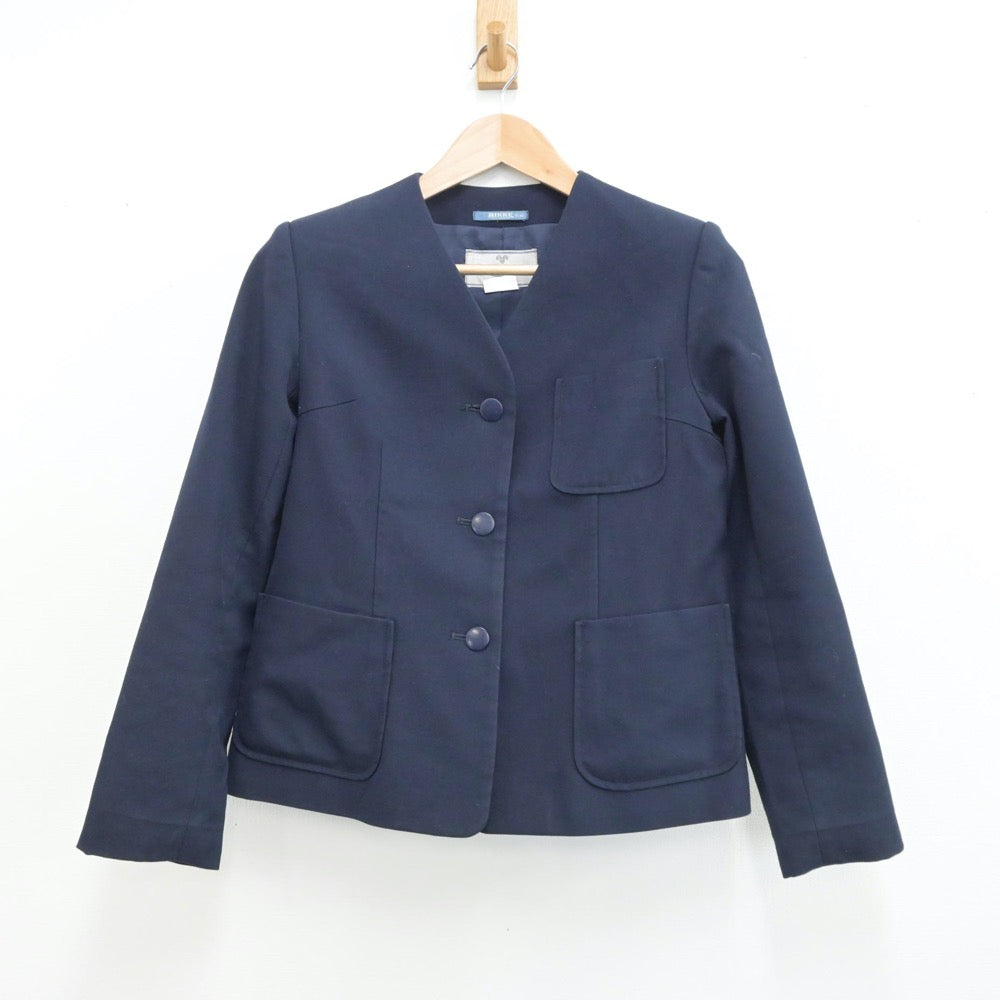 【中古】山形県 三川町立三川中学校 女子制服 3点（ブレザー・スカート）sf014193