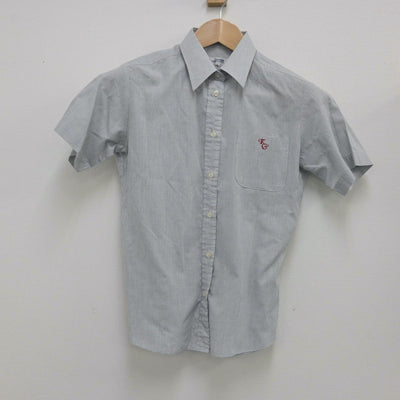 【中古】岡山県 金光学園高等学校 女子制服 2点（シャツ・ニットベスト）sf014207